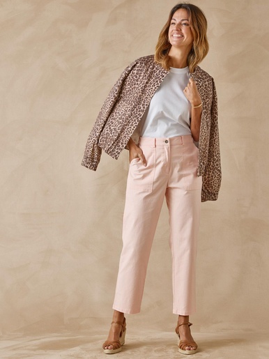 Pantalon 7/8ème en toile extensible