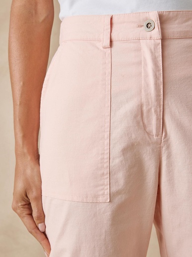 Pantalon 7/8ème en toile extensible