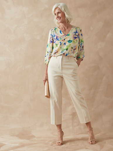Pantalon 7/8ème en toile extensible