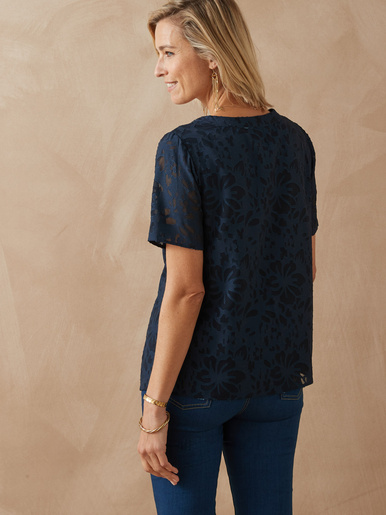 Blouse chic évasée