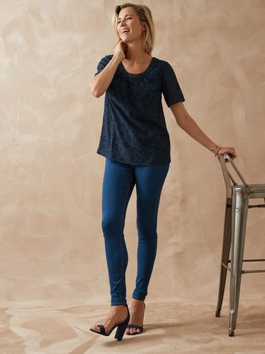 Blouse chic évasée