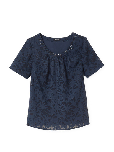 Blouse chic évasée