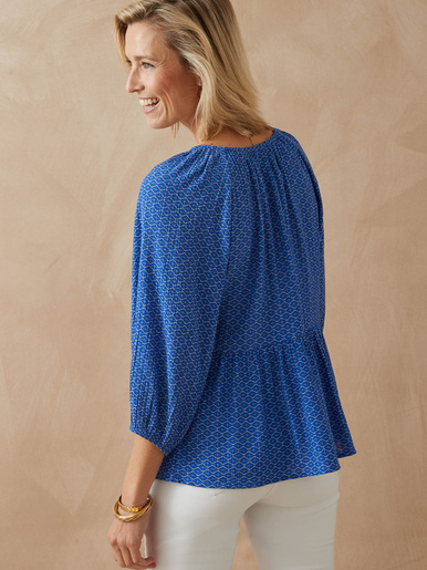 Blouse à smocks