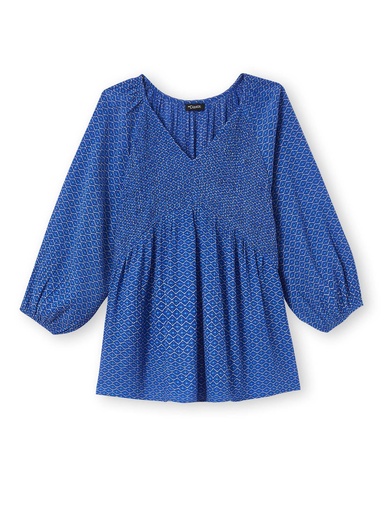 Blouse à smocks