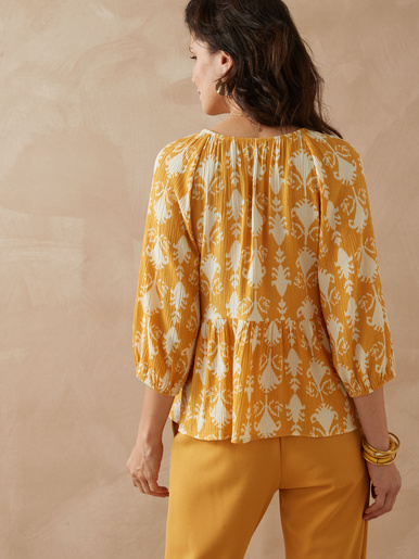 Blouse à smocks