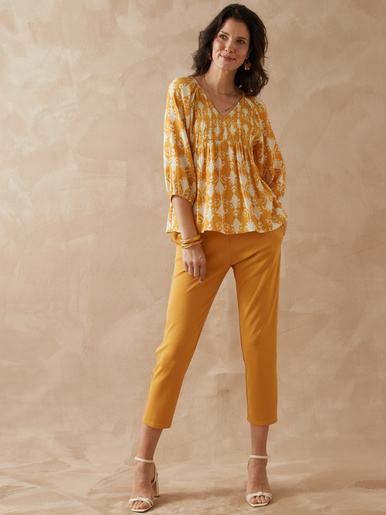 Blouse à smocks
