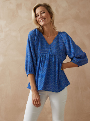 Blouse à smocks