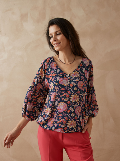 Blouse base élastiquée
