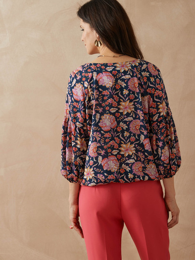 Blouse base élastiquée