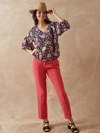 Blouse base élastiquée