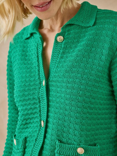 Gilet veste col polo