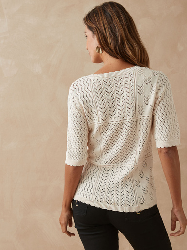 Pull manches au coude