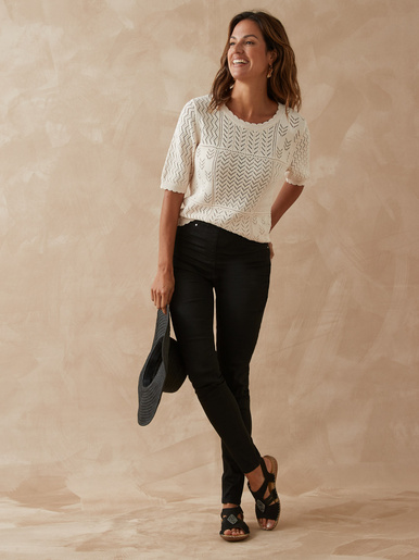 Pull manches au coude