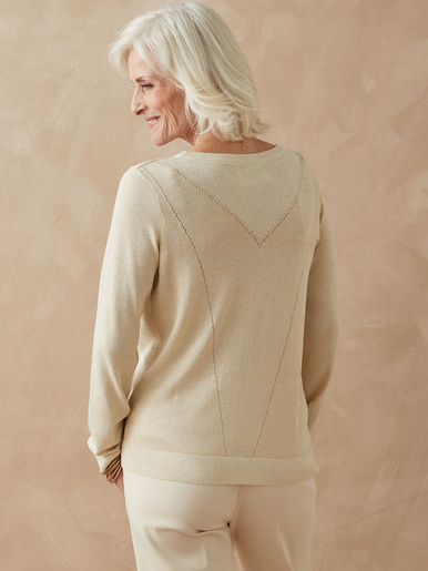 Pull maille fantaisie