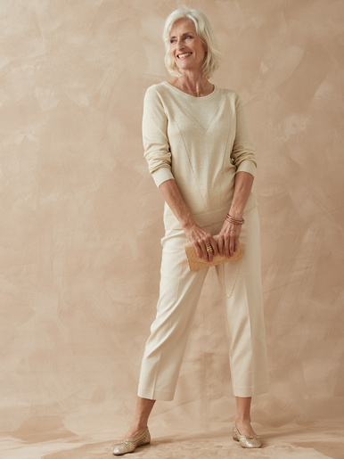 Pull maille fantaisie