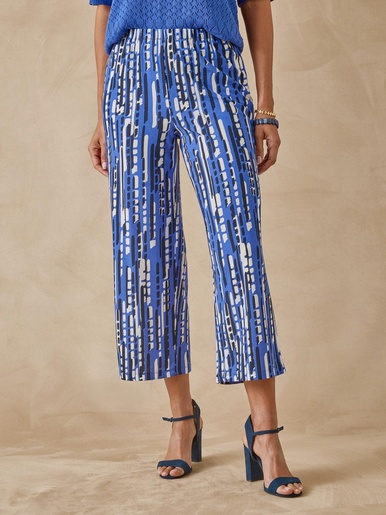 Pantacourt élastiqué en maille