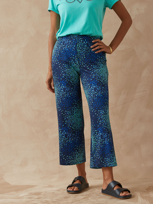 Pantacourt élastiqué en maille