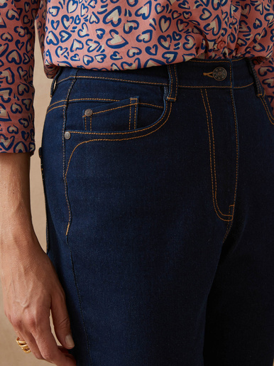 Jean 7/8ème coupe Mom