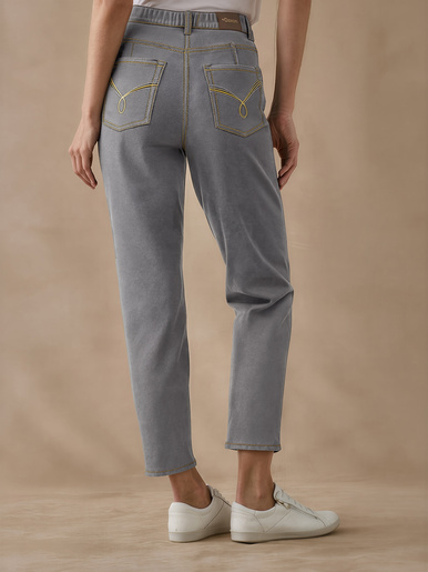 Jean 7/8ème coupe Mom