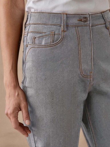 Jean 7/8ème coupe Mom