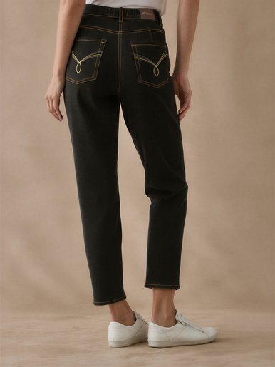 Jean 7/8ème coupe Mom