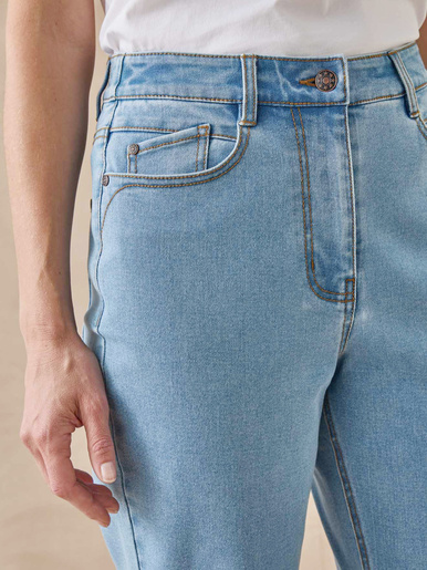 Jean 7/8ème coupe Mom