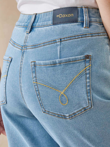 Jean 7/8ème coupe Mom