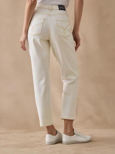 Jean 7/8ème coupe Mom