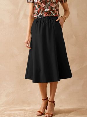 Jupe évasée à panneaux