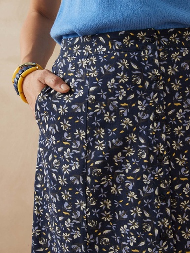 Jupe toute boutonnée