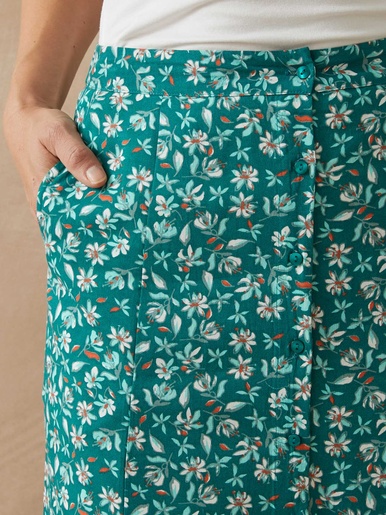 Jupe toute boutonnée