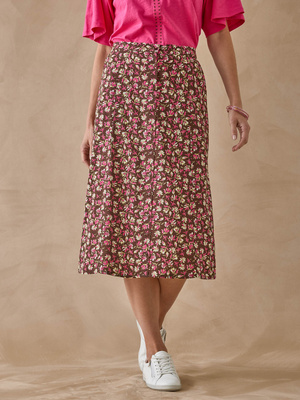 Jupe toute boutonnée