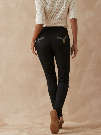 Tregging en denim