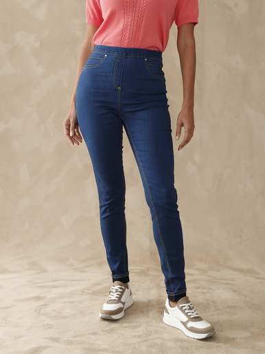 Tregging en denim