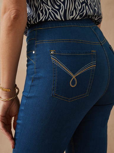 Tregging en denim