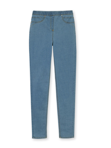 Tregging en denim