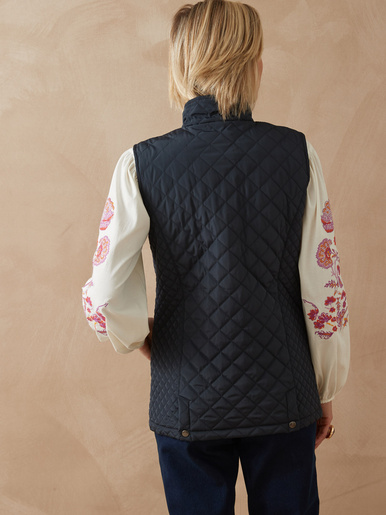 Parka déperlante matelassée sans manches