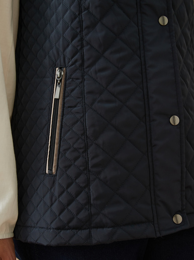 Parka déperlante matelassée sans manches