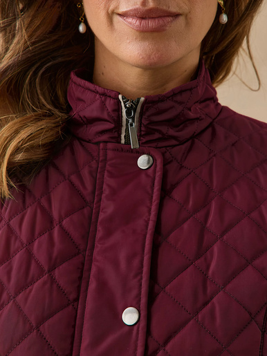 Parka déperlante matelassée sans manches