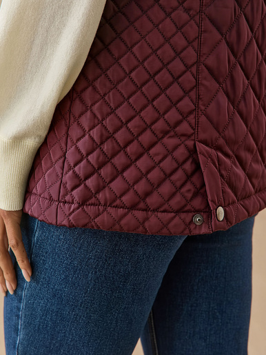 Parka déperlante matelassée sans manches