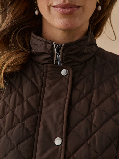 Parka déperlante matelassée sans manches
