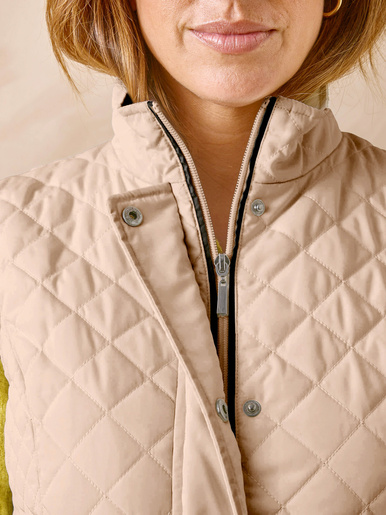 Parka déperlante matelassée sans manches