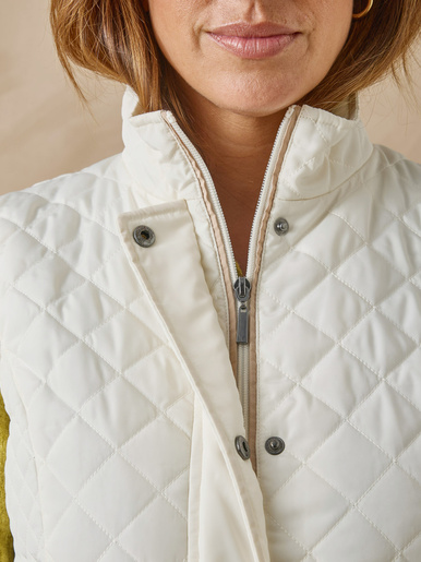 Parka déperlante matelassée sans manches