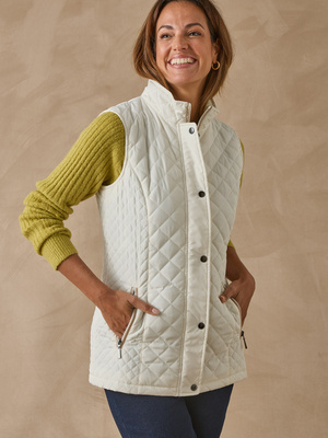 Parka déperlante matelassée sans manches