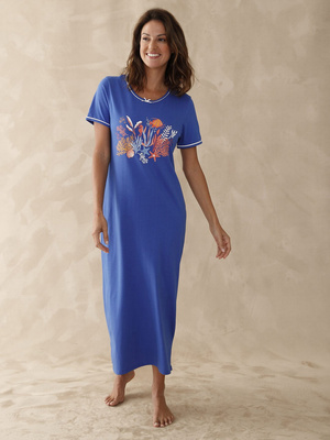Lot de 2 chemises de nuit longues