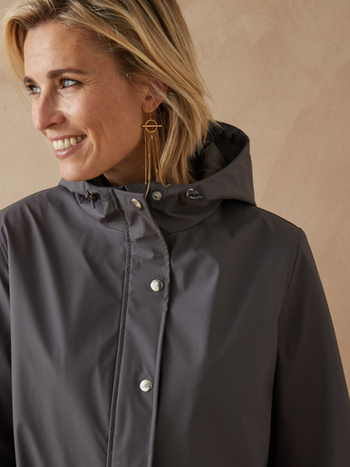 Parka imperméable à capuche