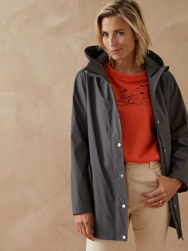 Parka imperméable à capuche