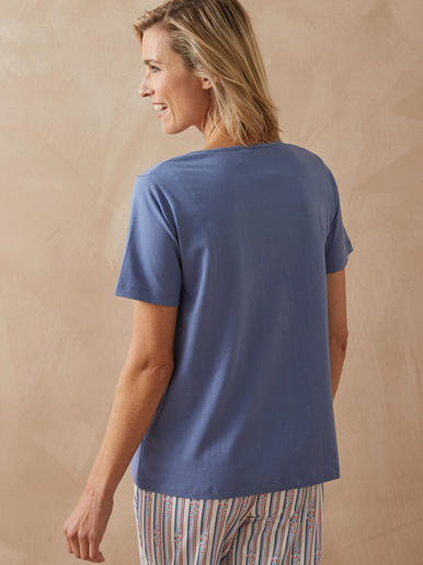 Tee-shirt de pyjama manches courtes