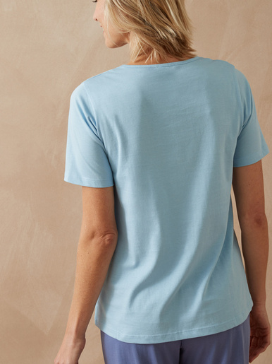 Tee-shirt de pyjama manches courtes