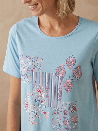 Tee-shirt de pyjama manches courtes